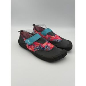 Newtz Water Shoes Women's 11/12 Floral Aqua Socks Swim Beach Pool Slip-On